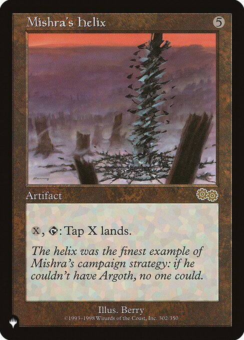 Mishra's Helix - The List