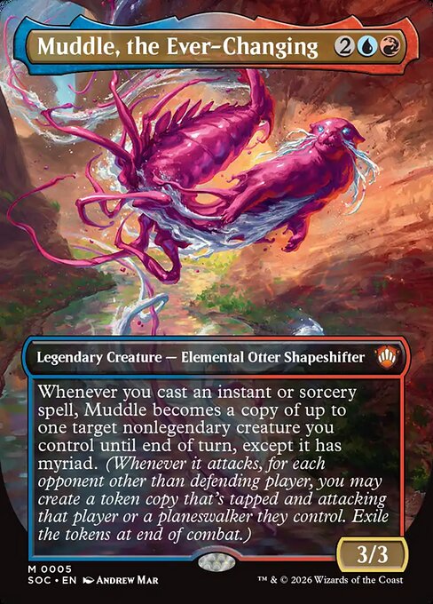 Muddle, the Ever-Changing - Secrets of Strixhaven Commander - Borderless