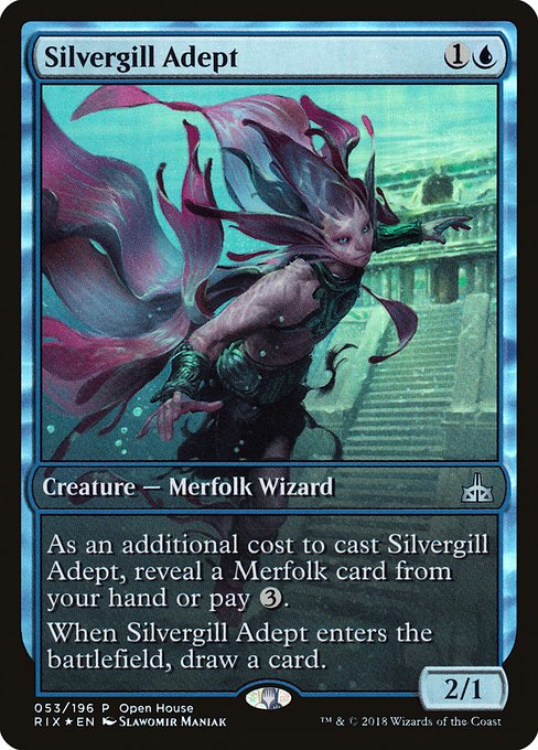 Silvergill Adept - Rivals of Ixalan Promos - Promo Foil