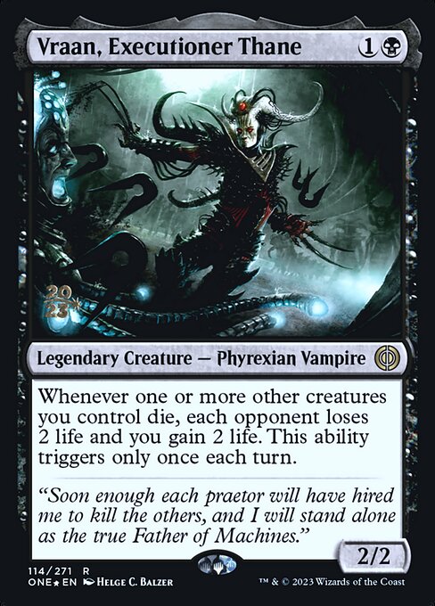 Vraan, Executioner Thane - Phyrexia: All Will Be One Promos - Promo Foil