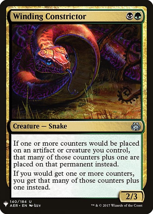 Winding Constrictor - The List