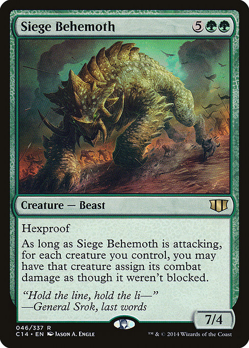 Siege Behemoth - Commander 2014