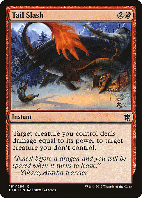Tail Slash - Dragons of Tarkir