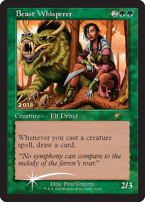 Beast Whisperer - 30th Anniversary Play Promos - Promo Foil