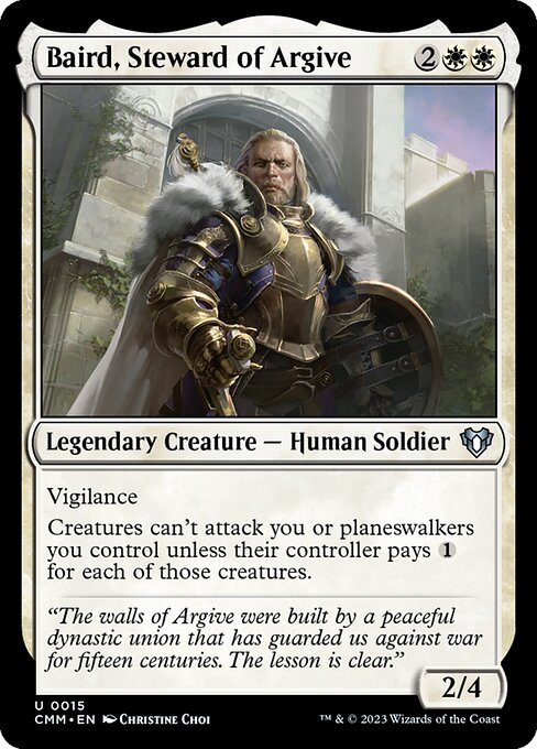 Baird, Steward of Argive - Commander Masters