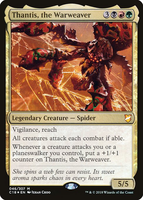 Thantis, the Warweaver - Commander 2018 - Promo Foil