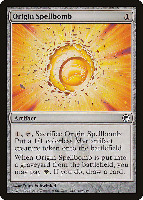 Origin Spellbomb - Scars of Mirrodin