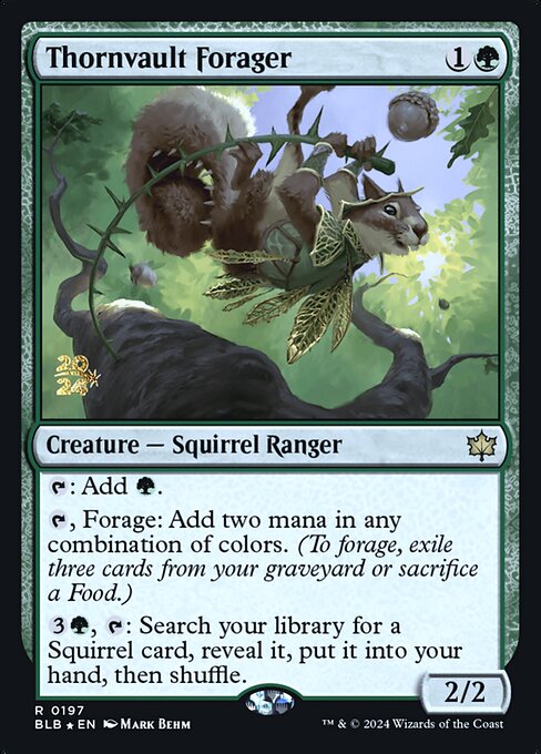 Thornvault Forager - Bloomburrow Promos - Promo Foil