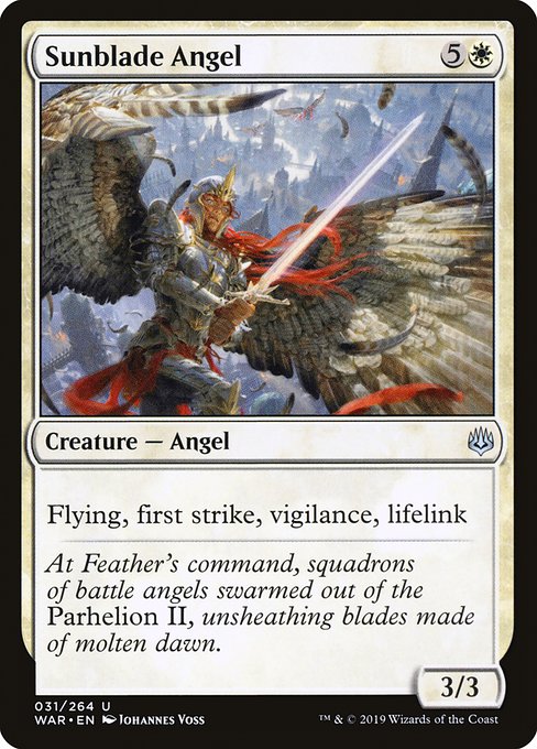 Sunblade Angel - War of the Spark