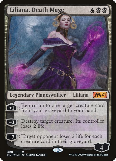 Liliana, Death Mage - Core Set 2021 - Promo Foil