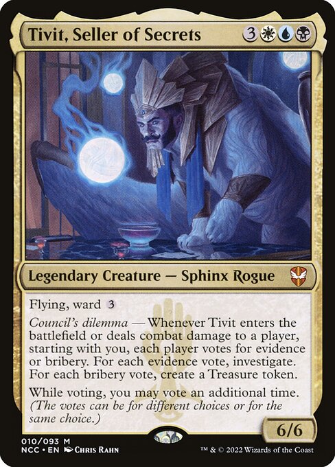 Tivit, Seller of Secrets - New Capenna Commander