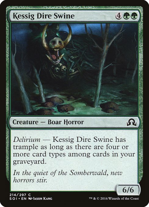 Kessig Dire Swine - Shadows over Innistrad