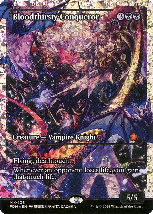 Bloodthirsty Conqueror - Foundations - Promo Foil