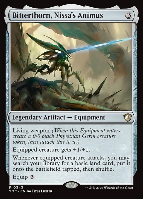 Bitterthorn, Nissa's Animus - Secrets of Strixhaven Commander