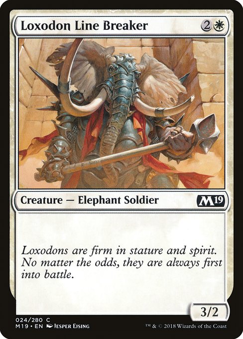 Loxodon Line Breaker - Core Set 2019