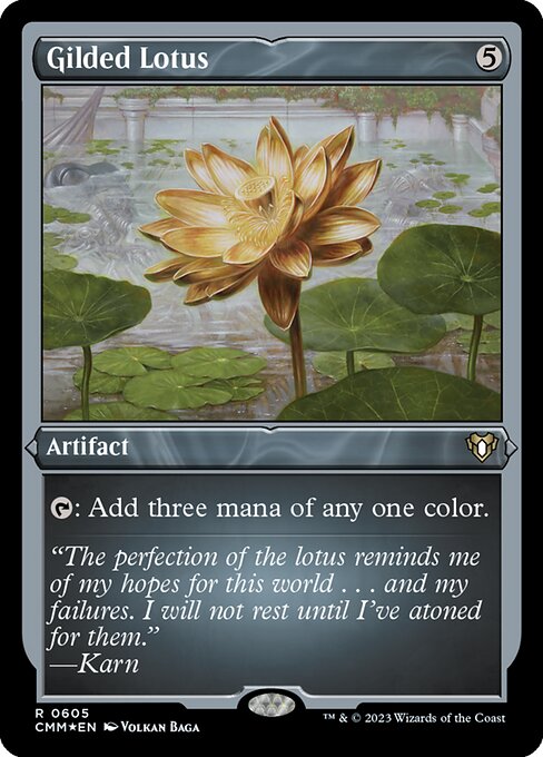 Gilded Lotus - Commander Masters - Etched Foil