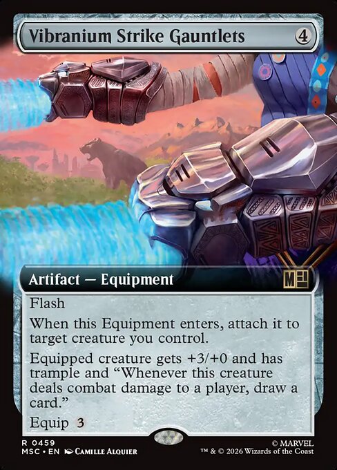Vibranium Strike Gauntlets - Marvel Super Heroes Commander - Extended Art