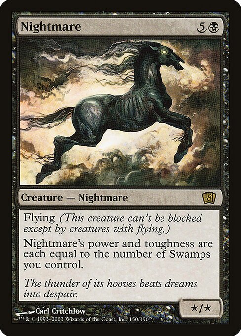 Nightmare - Eighth Edition - Promo Foil