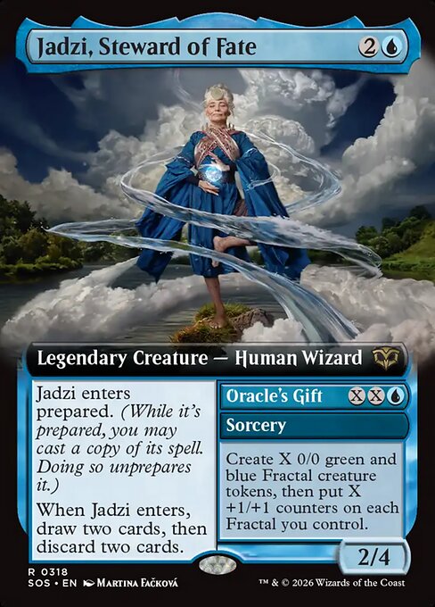 Jadzi, Steward of Fate // Oracle's Gift - Secrets of Strixhaven - Extended Art