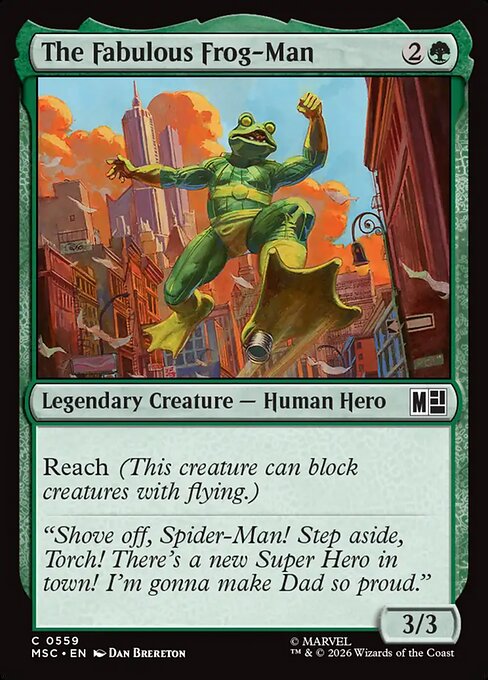 The Fabulous Frog-Man - Marvel Super Heroes Commander