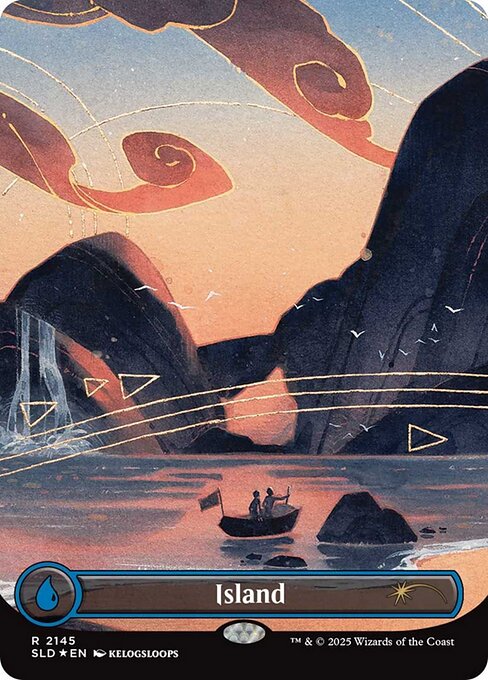 Island - Secret Lair Drop - Borderless