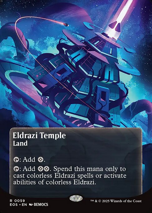 Eldrazi Temple - Edge of Eternities: Stellar Sights - Borderless