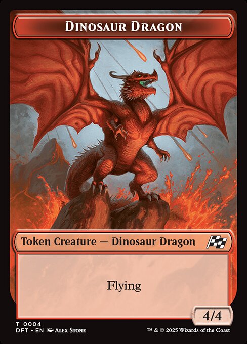 Dinosaur Dragon - Aetherdrift Tokens