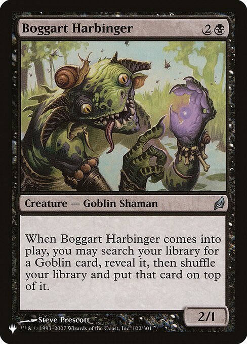 Boggart Harbinger - The List