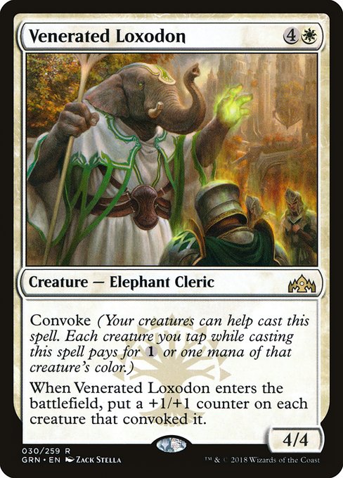 Venerated Loxodon - Guilds of Ravnica