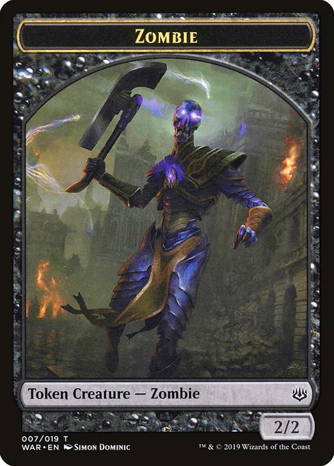 Zombie - War of the Spark Tokens