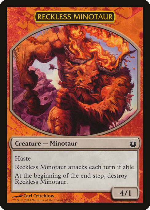 Reckless Minotaur - Battle the Horde