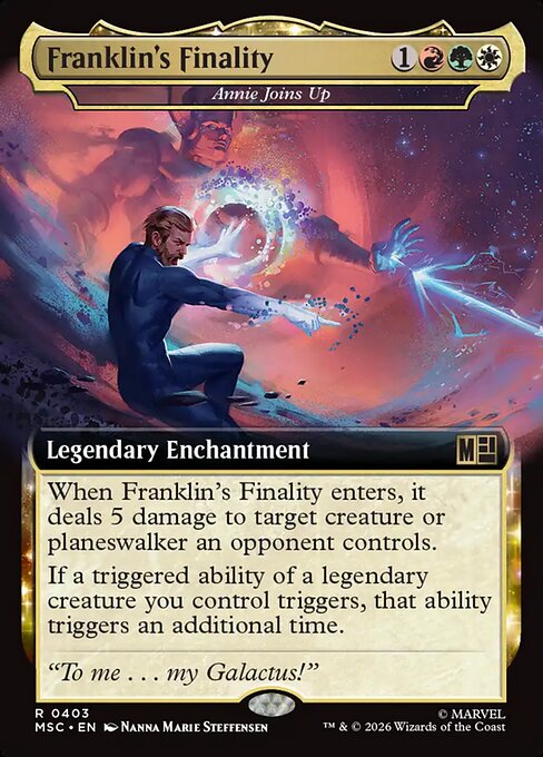 Franklin's Finality (Annie Joins Up) - Marvel Super Heroes Commander - Extended Art