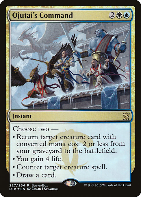 Ojutai's Command - Dragons of Tarkir Promos - Promo Foil