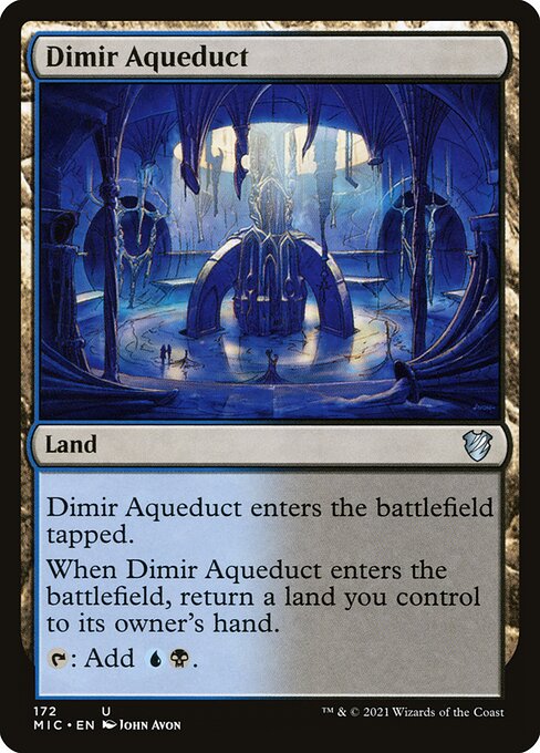 Dimir Aqueduct - Midnight Hunt Commander