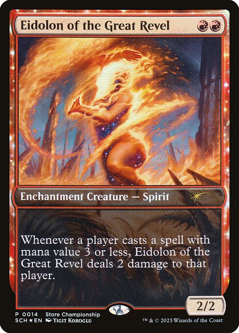 Eidolon of the Great Revel - Store Championships - Promo Foil