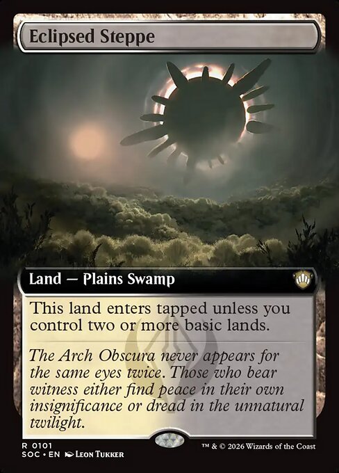 Eclipsed Steppe - Secrets of Strixhaven Commander - Extended Art