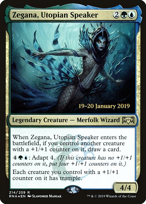 Zegana, Utopian Speaker - Ravnica Allegiance Promos - Promo Foil