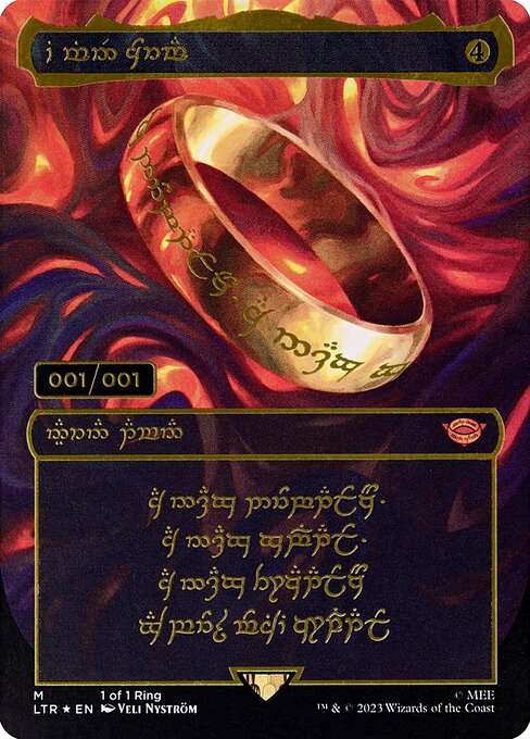 The One Ring - The Lord of the Rings: Tales of Middle-earth - Promo Foil