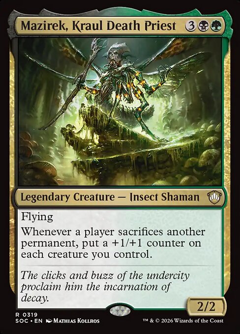 Mazirek, Kraul Death Priest - Secrets of Strixhaven Commander