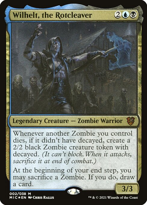 Wilhelt, the Rotcleaver - Midnight Hunt Commander Display Commanders - Etched Foil