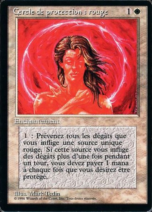 Circle of Protection: Red - Foreign Black Border