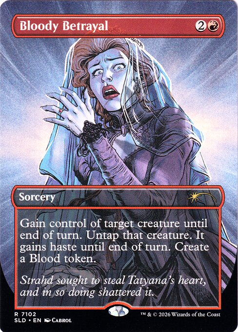 Bloody Betrayal - Secret Lair Drop - Borderless