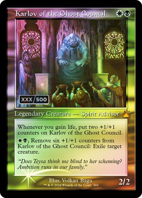 Karlov of the Ghost Council - Ravnica Remastered - Double Rainbow