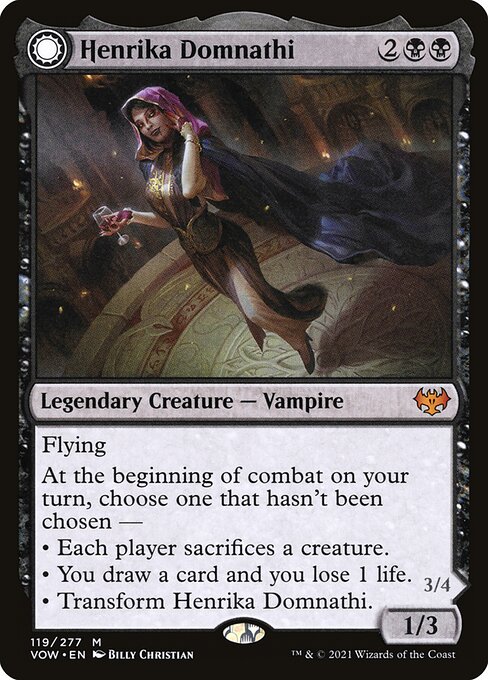 Henrika Domnathi // Henrika, Infernal Seer - Innistrad: Crimson Vow