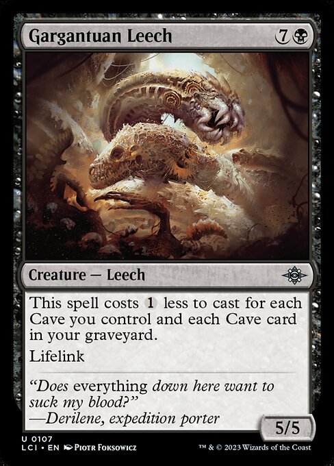 Gargantuan Leech - The Lost Caverns of Ixalan