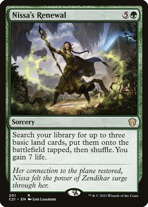 Nissa's Renewal - Commander 2021