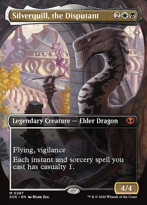 Silverquill, the Disputant - Secrets of Strixhaven - Borderless