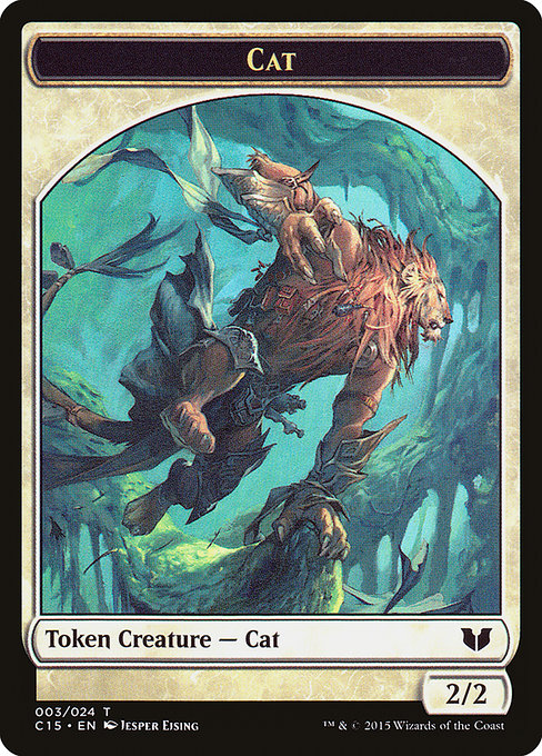 Cat - Commander 2015 Tokens