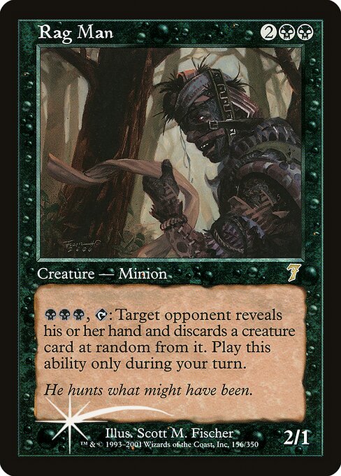 Rag Man - Seventh Edition - Promo Foil