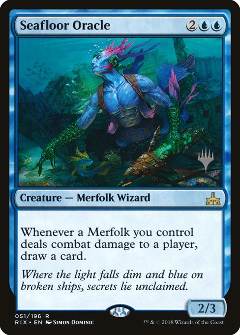 Seafloor Oracle - Rivals of Ixalan Promos